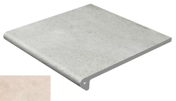Клинкерная плитка Ступень фронтальная Urban Anti-Slip Rect. Beige 31,5*29,7