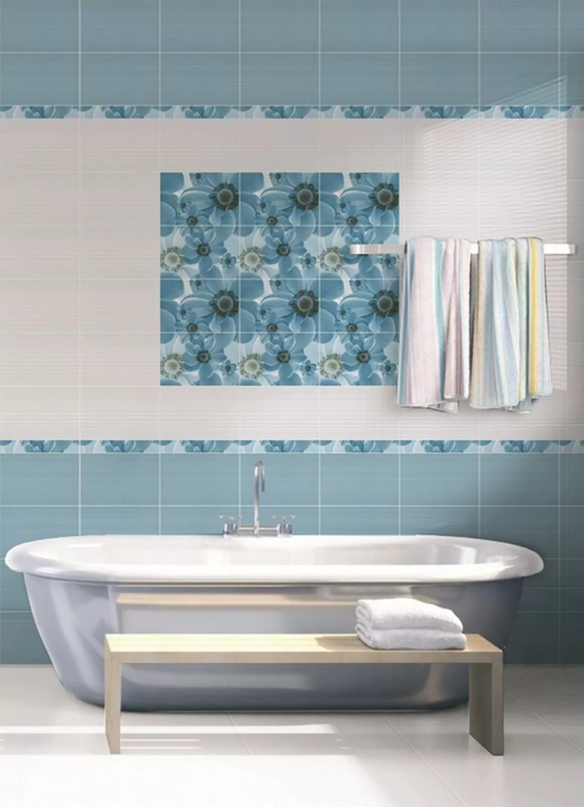 Плитка Pastel Бордюр B300-3D124 30х4,5