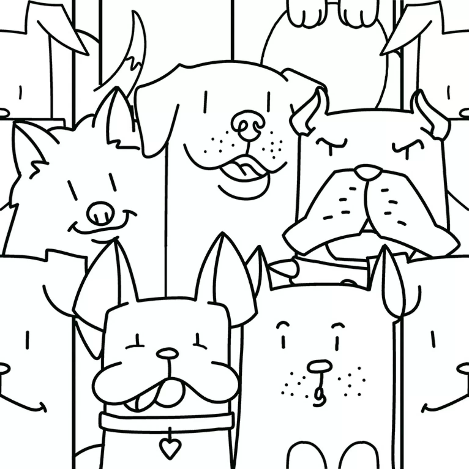 Керамогранит Oh My Dog White 25x25
