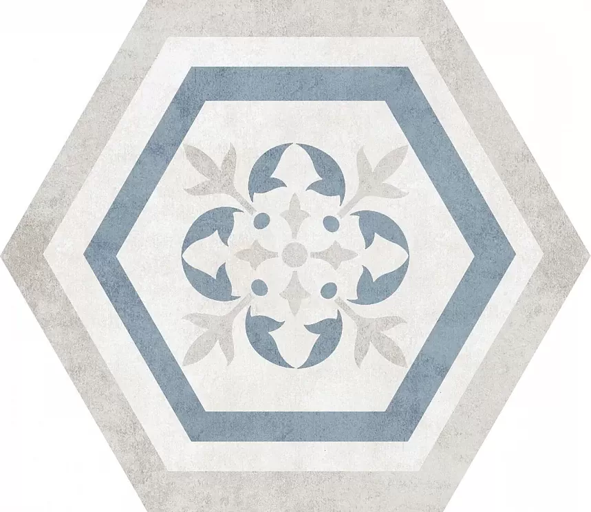 Керамогранит Atrium Hex Alpha Mix-Azul 25.8x29