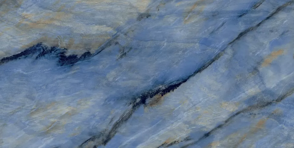 Керамогранит Blend Blue Glossy 75x150