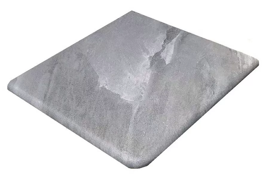 Клинкерная плитка Ступень угловая Tibet Anti-Slip Gris 33*33