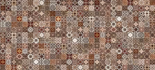 Плитка HAG111D Hammam рельеф коричневый 20x44