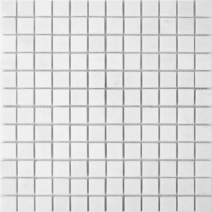Мозаика PIX295 Thassos из мрамора полированная 23x23 305х305x6