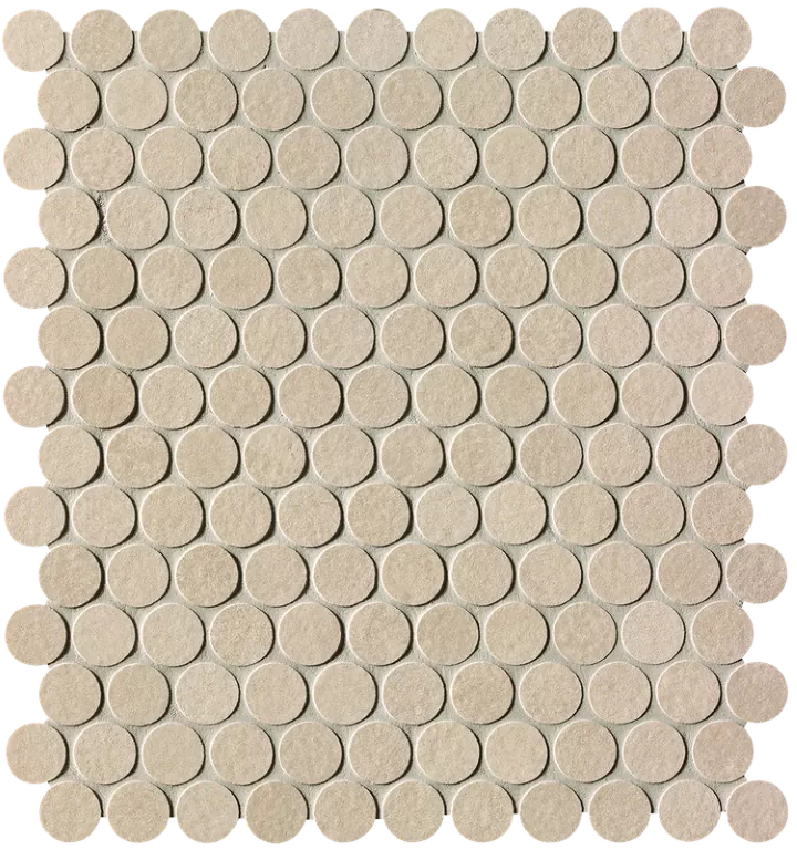 Мозаика fPLV Summer Sabbia Gres Round Mosaico R10 29,5x32,5