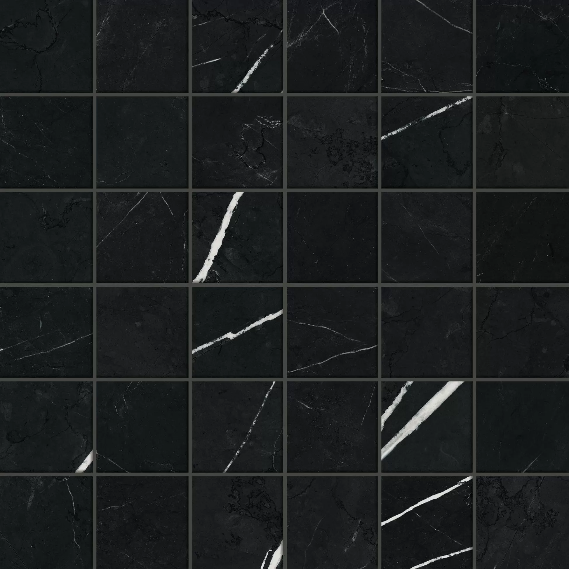 Мозаика 610110001055 Forte dei Marmi Elegant Black Mosaic Lap 30x30
