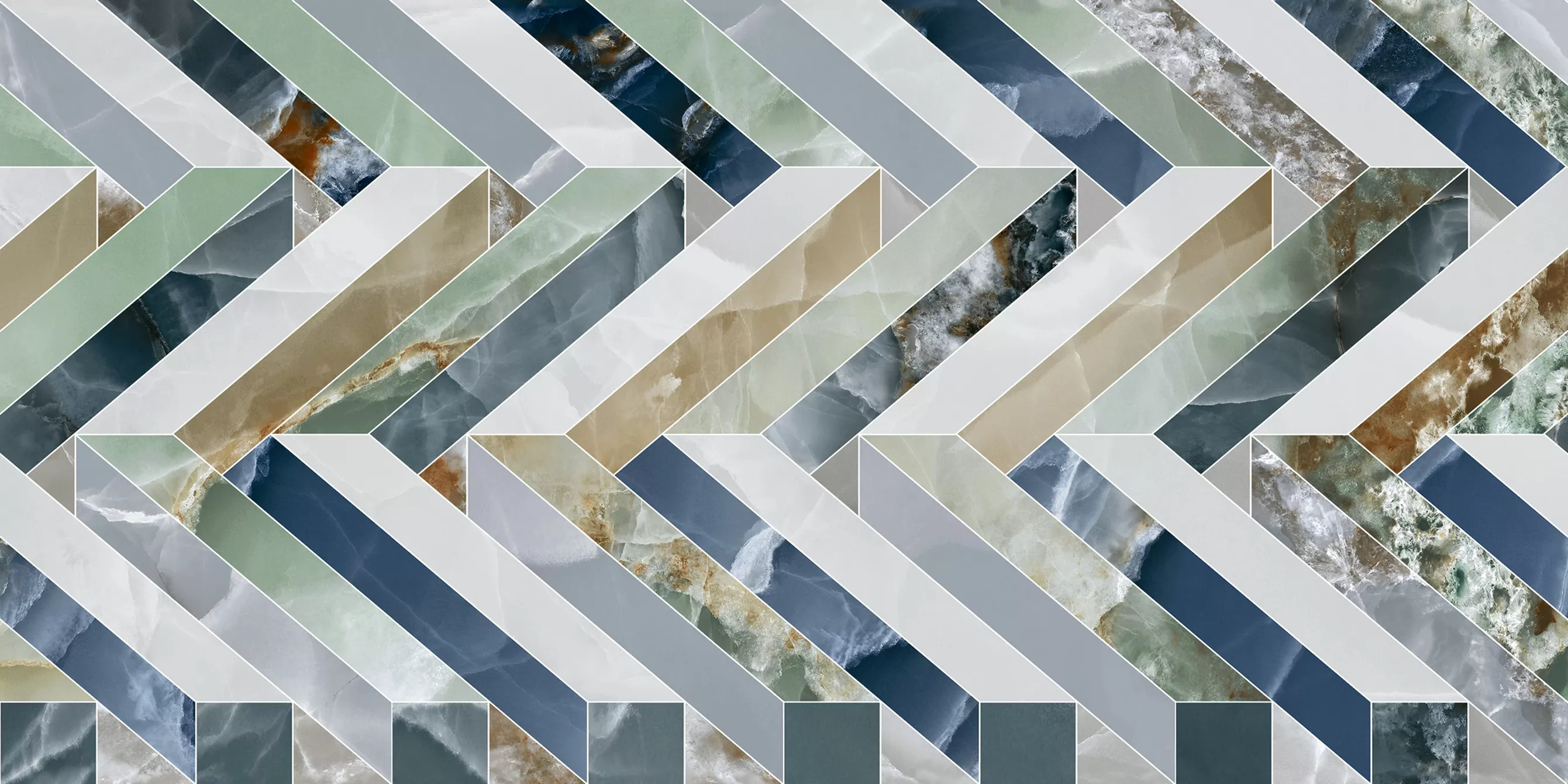 Керамогранит Agate Decor Volumes Polished 60x120