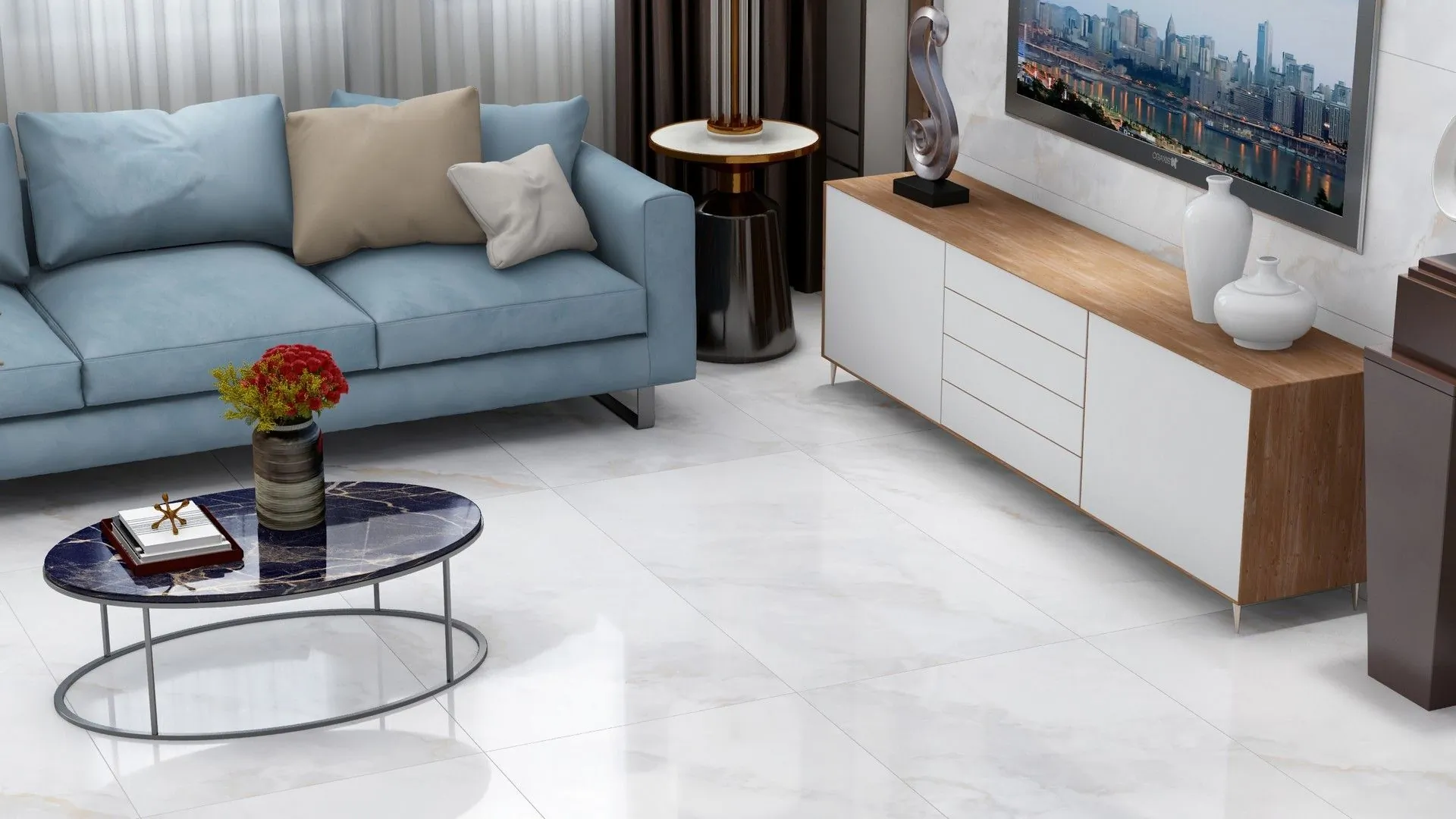Керамогранит N20481 Carrara Pearl Polished 60x120