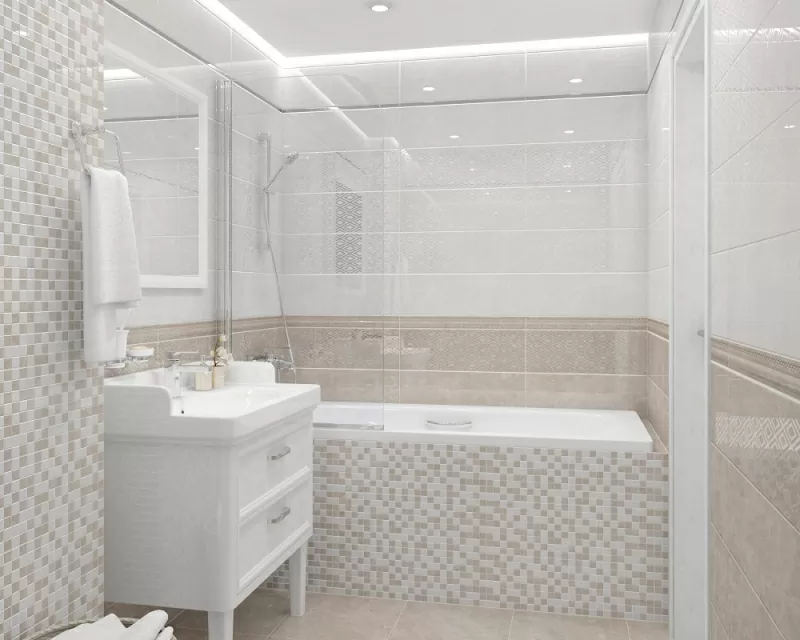 Плитка Декор Elektra Roma бежевый 20х60