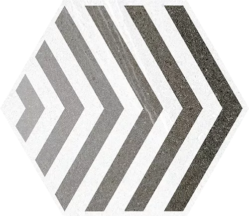 Керамогранит Hexagono Lacroix Gris 23x26,6