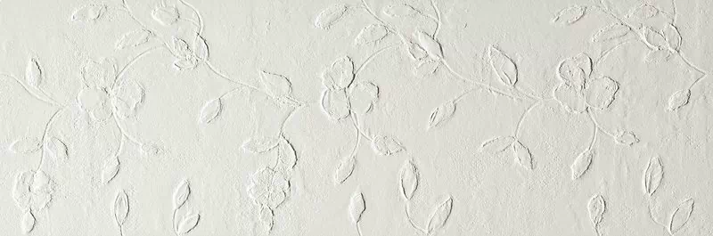 Плитка fOL0 Lumina Flower White Matt RT 30,5x91,5