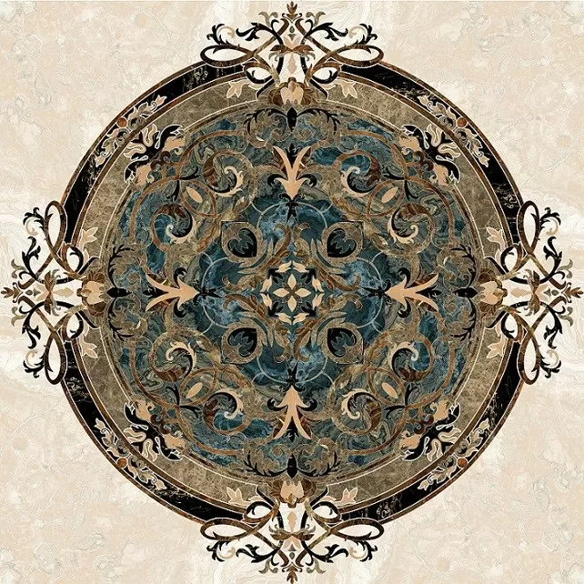 Керамогранит AGATE BLUE CENTRO PULIDO-4 89.26x89.26