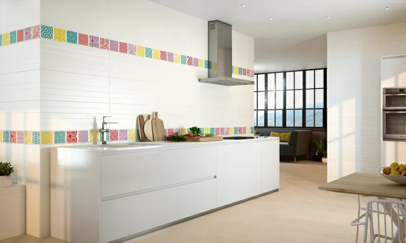 Плитка Albi Blanco Flor 90 31,6x90