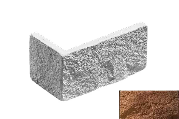 Искусственный камень Угловой элемент Версаль 345 8,8/18x9.9x1,5