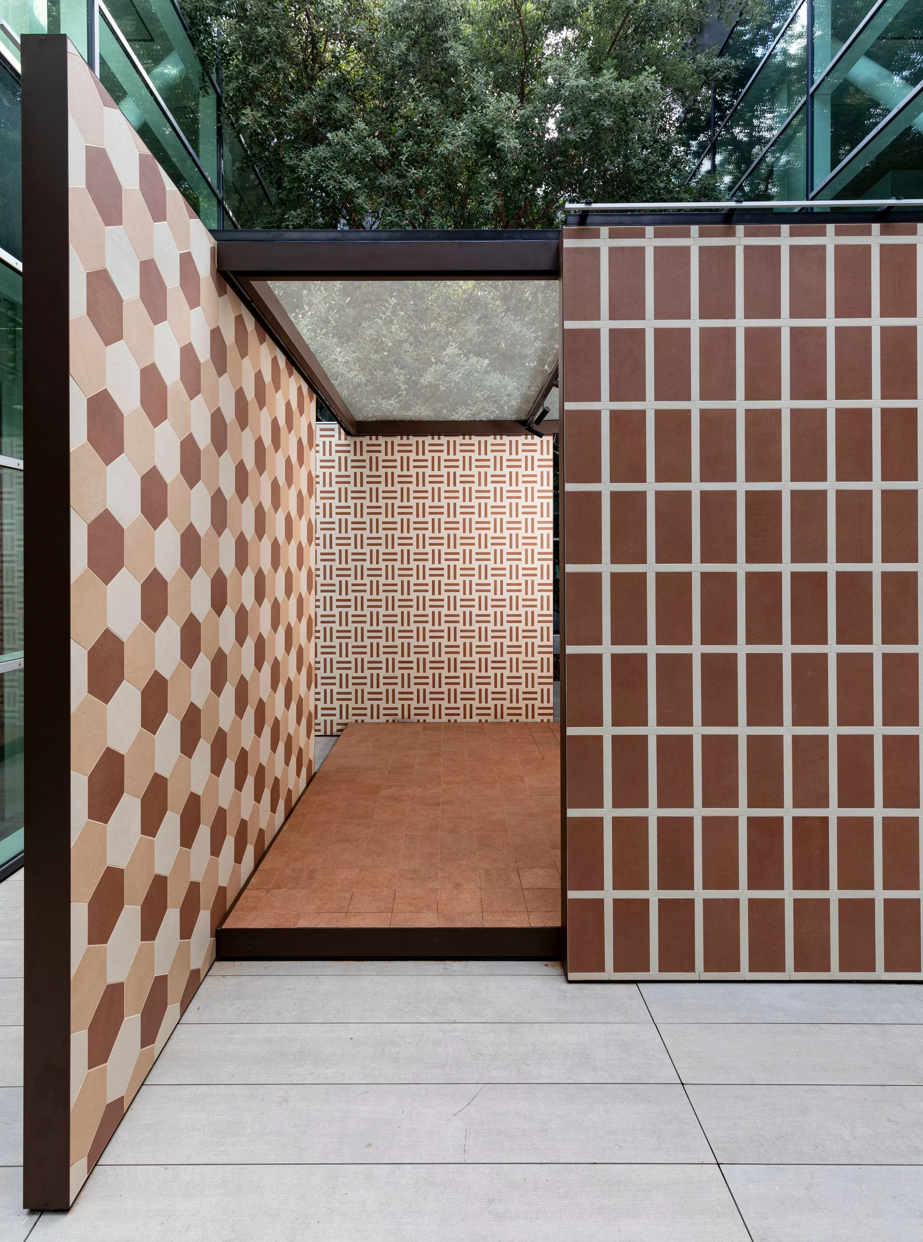 Керамогранит 781789 Sensi Terre Mattone Grana Grip Tavella 15x30