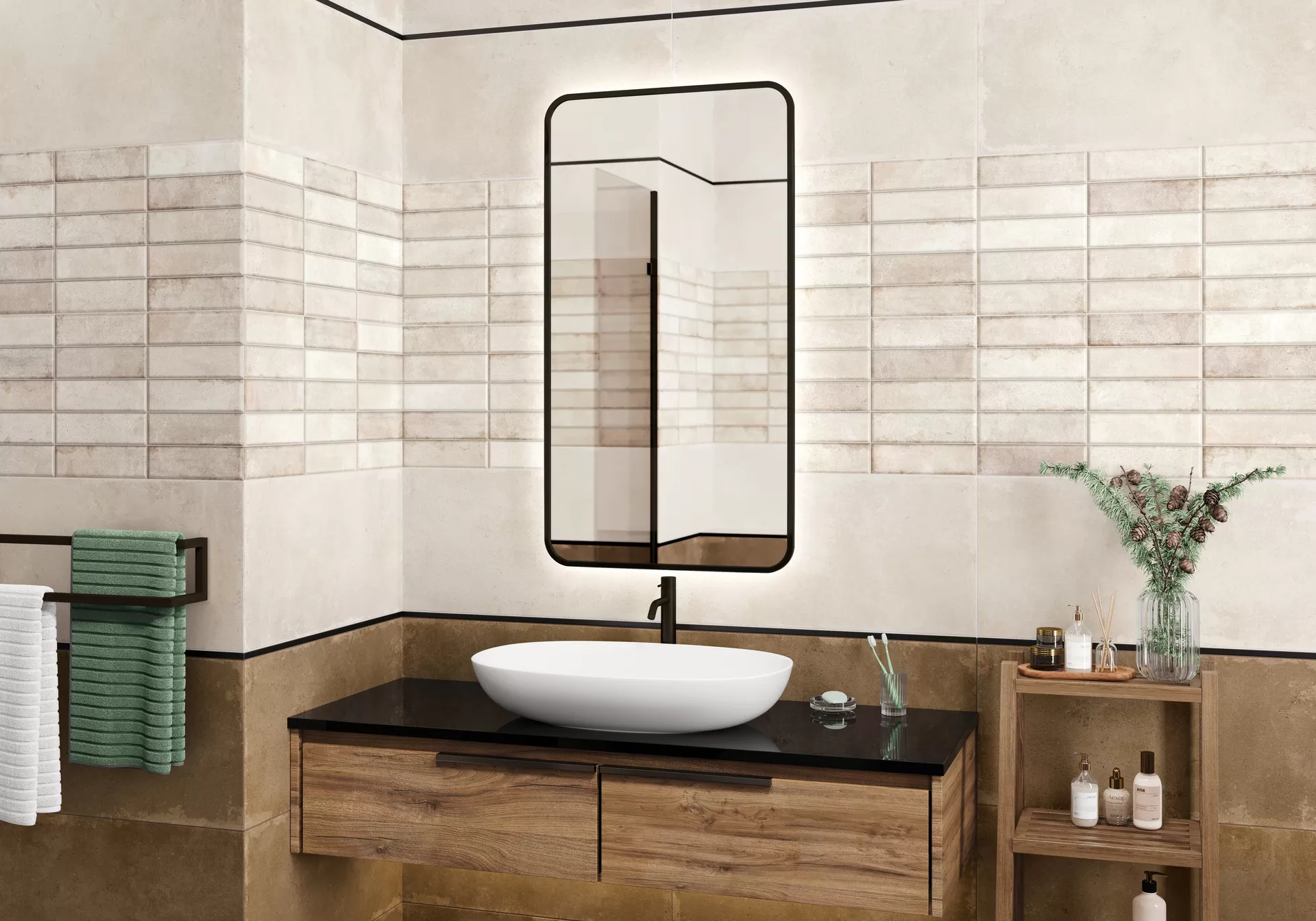 Плитка WT36ELR01 Elbrus Crema 300x600x9