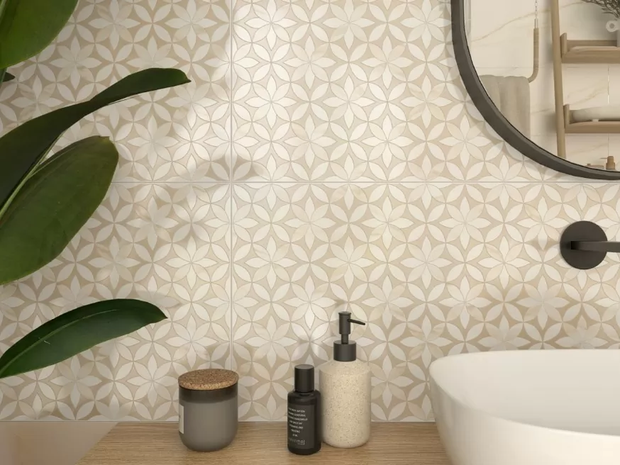 Плитка 010100001410 Donna beige wall 03 30x50