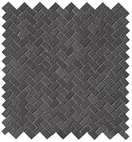 Мозаика fMKX Maku Dark Gres Mosaico Spina Matt 30x30