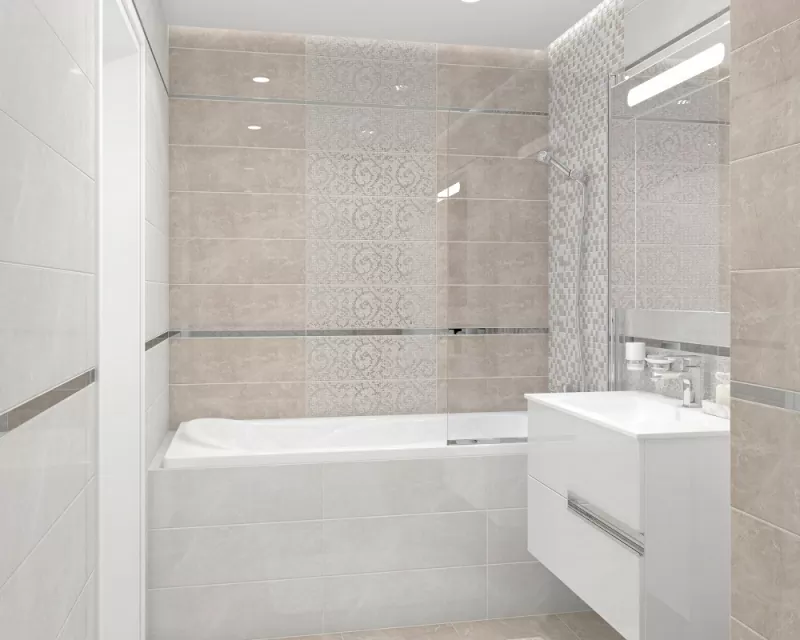 Плитка Декор Elektra Roma бежевый 20х60