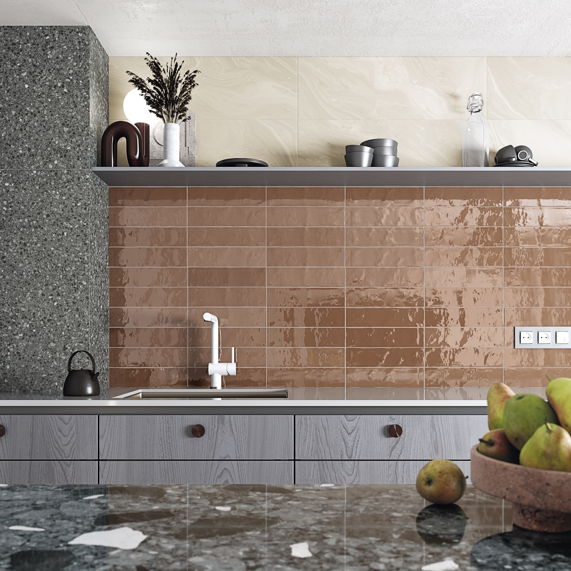 Керамогранит 4T74 Octgono Antibes Verde 20x20