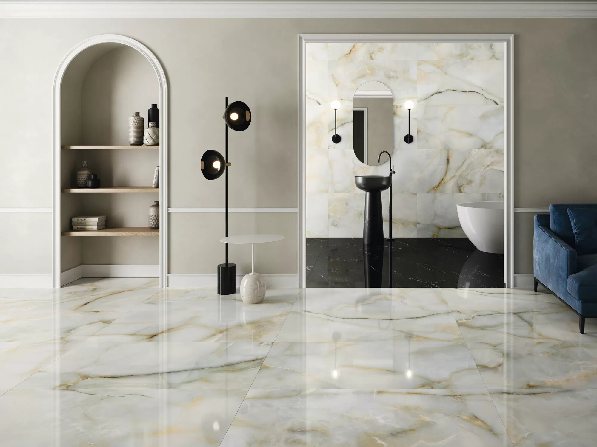 Керамогранит A039510 Onice Sky Pol Rect 280х120