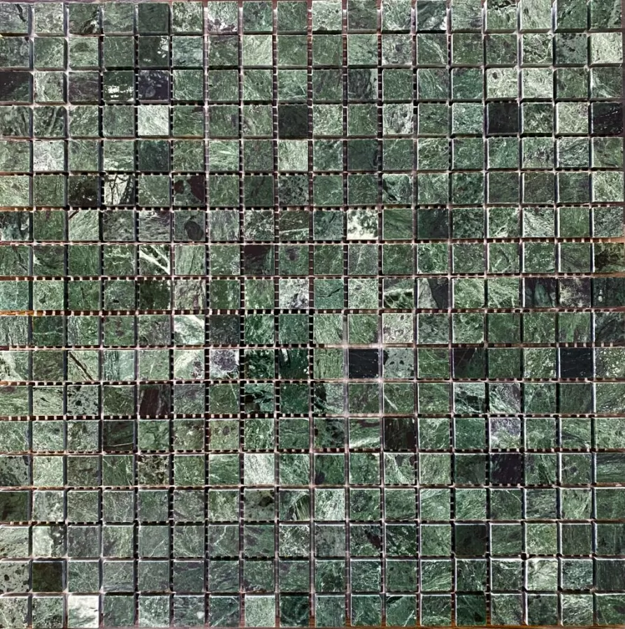 Мозаика PIX 308/6 Spider Green полированная 15x15 305х305x6