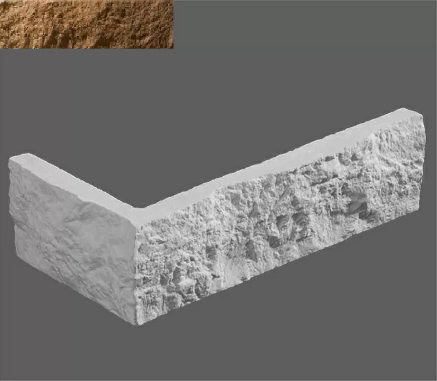 Искусственный камень Угловой элемент Неаполь 370 9,4/20x5,2x1,2