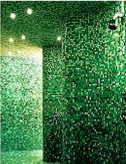 Мозаика Jump Green №1 (dark) Растяжки 25*25 300*300