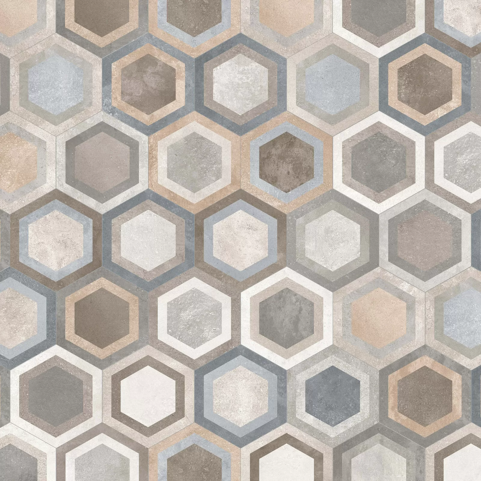Керамогранит Hexagono Bushmills Multicolor Mix 23x26,6