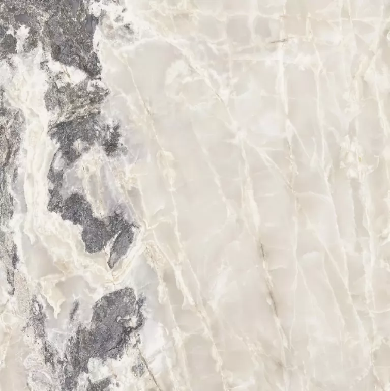 Керамогранит 766008 Onyx&More White Blend Satin Ret 6mm 80x80