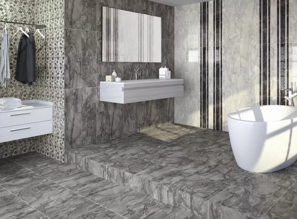 Плитка 28*85 Decor Lamia Dreire Carbone