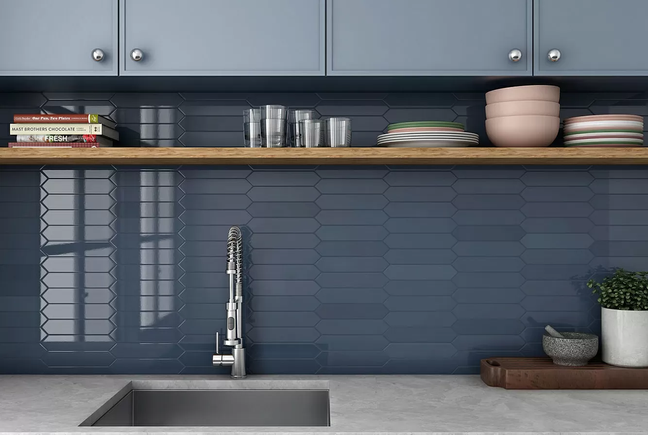 Плитка 25832 Arrow Caribbean Blue 5x25