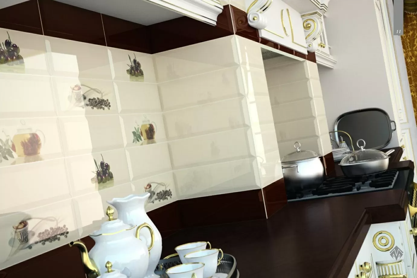 Плитка Decor Miel Crema 10x30