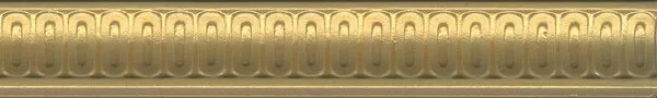 Плитка BOA005 Бордюр Борромео золото 25*4