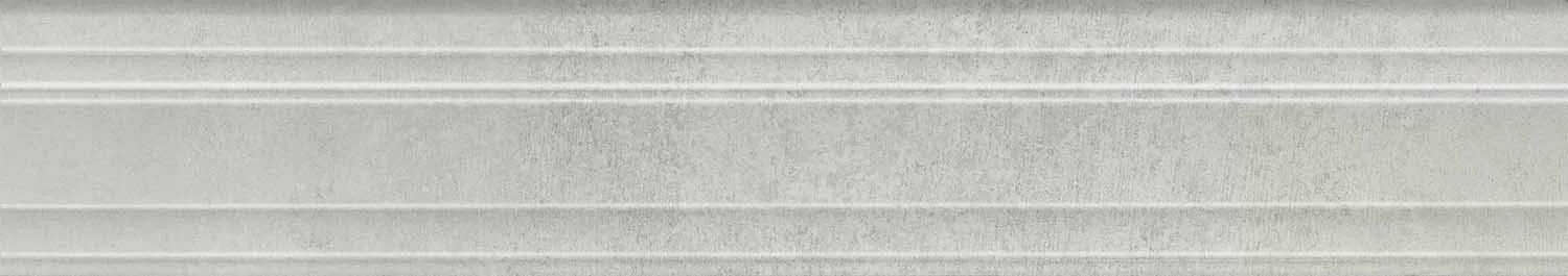 Плитка BLF016R Бордюр Багет Догана серый светлый матовый обрезной 40x7,3x2,7