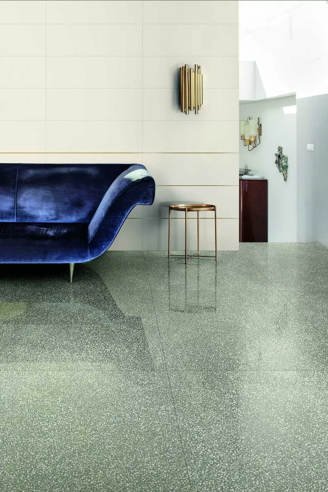 Плитка M1AD Eclettica Sage Struttura Diamond 3D Rett 40x120