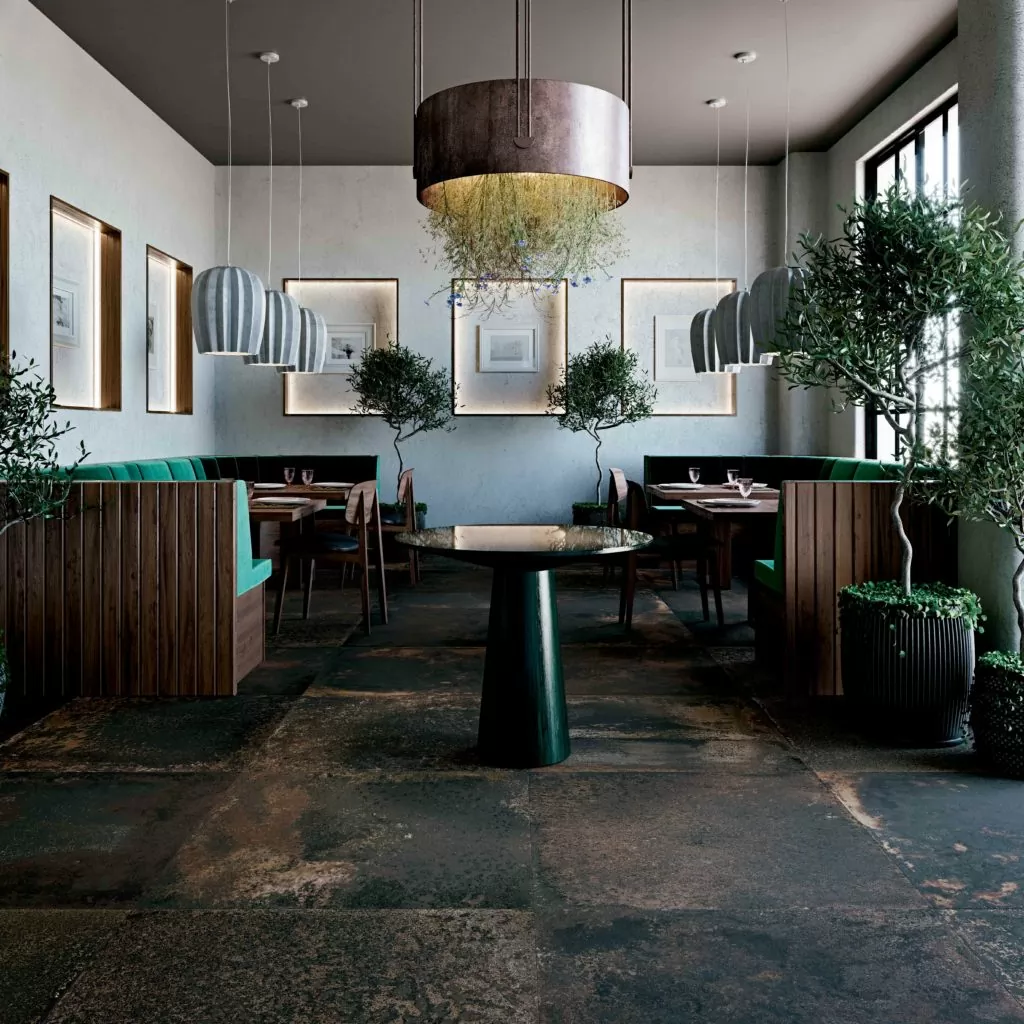 Керамогранит Corten IRON Nat. R10 49,75x99,5