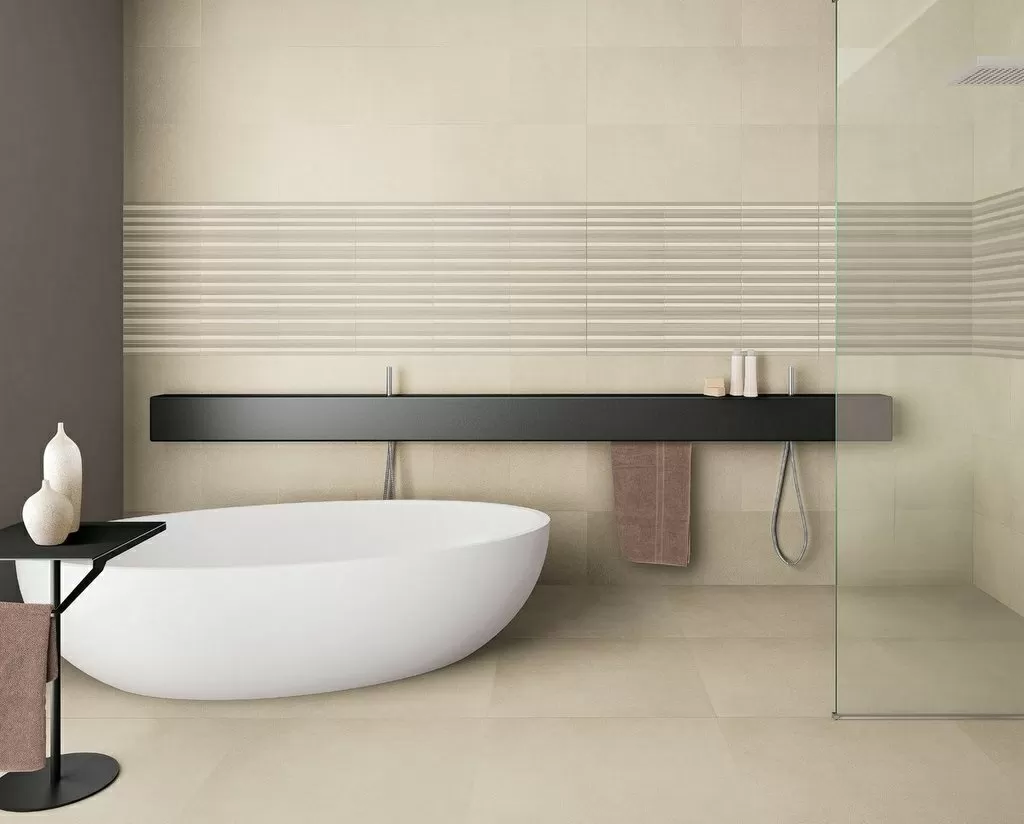 Керамогранит 3748476 Spazio Listello Antracite 9x30