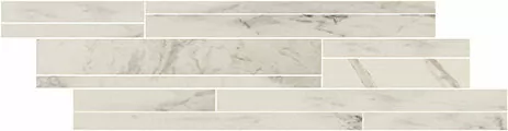 Мозаика 756710 Stones 2.0 Calacatta Glossy Modulo Listello SF. 3D 15x60