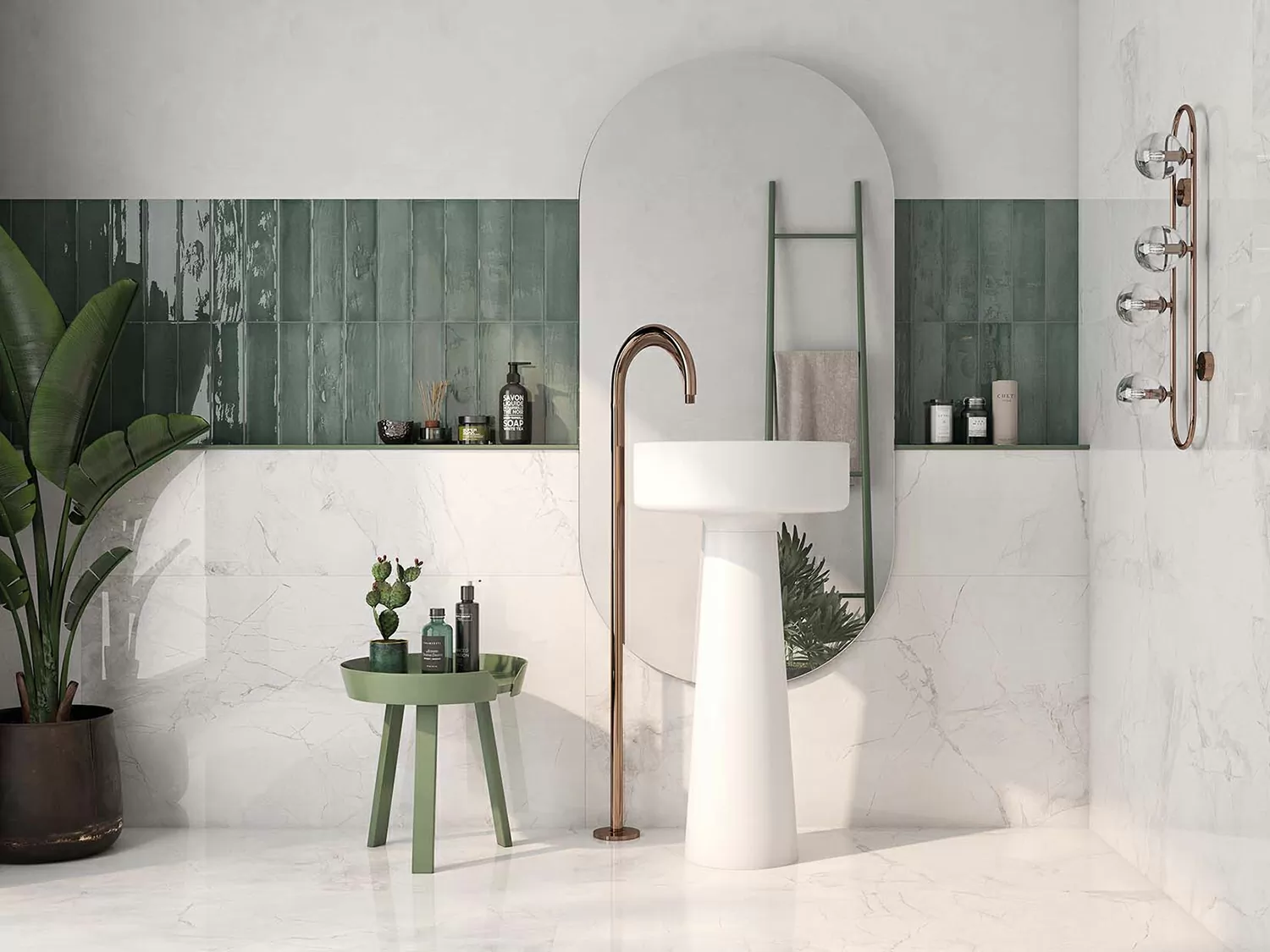 Плитка Mystic Invisible Art White Vecchio 40x120