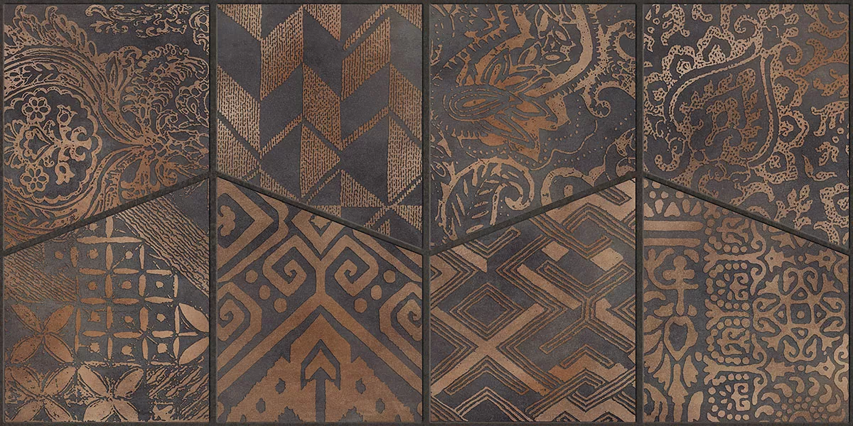 Керамогранит Vintage Pecan Arte Carving 60x120