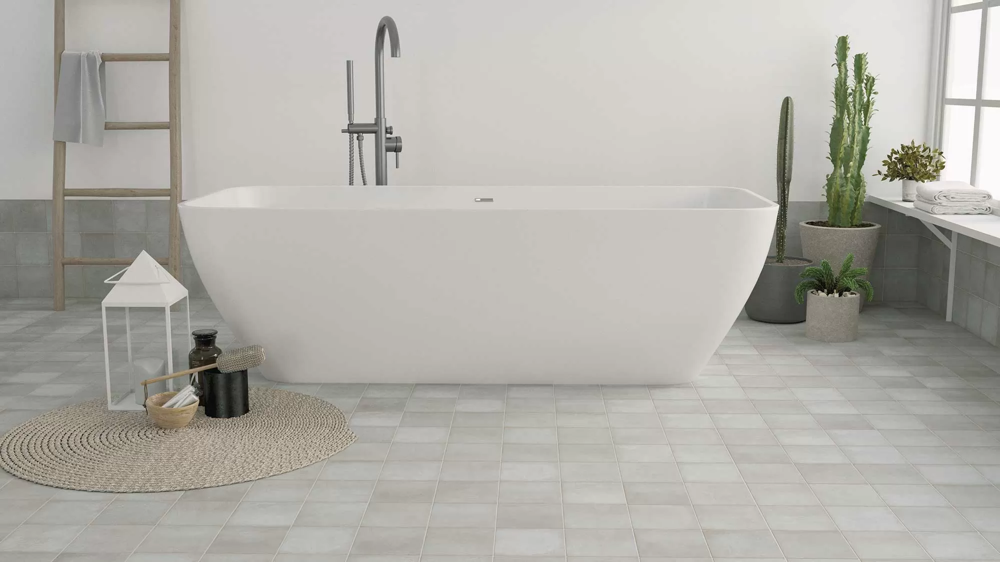 Керамогранит 117391 MUD DIAMOND PURE WHITE 13,9x23,95