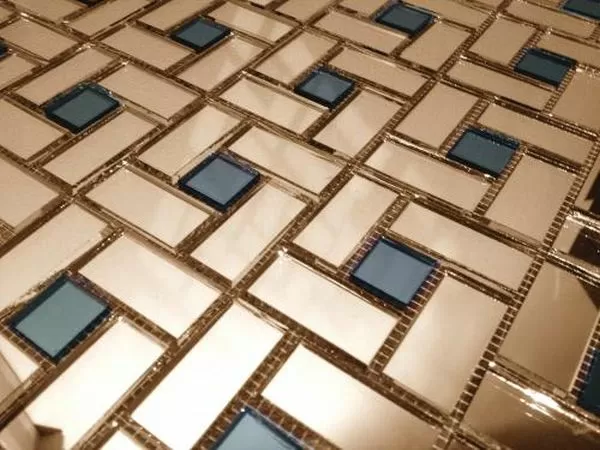 Мозаика GD42 Мозаика зеркальная на сетке (4.2x2+2x2) 32.8x32.8
