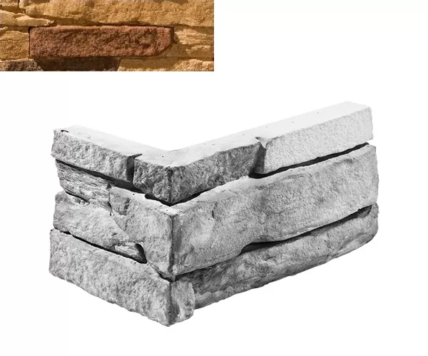 Искусственный камень Угловой элемент Шампань 880 20/10x10x3