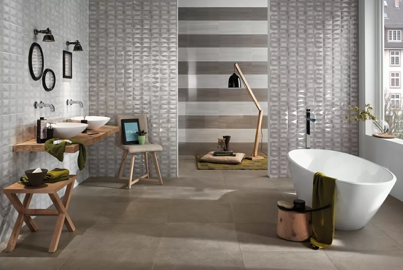 Плитка SQ0275 Square Wall BEIGE 25x75