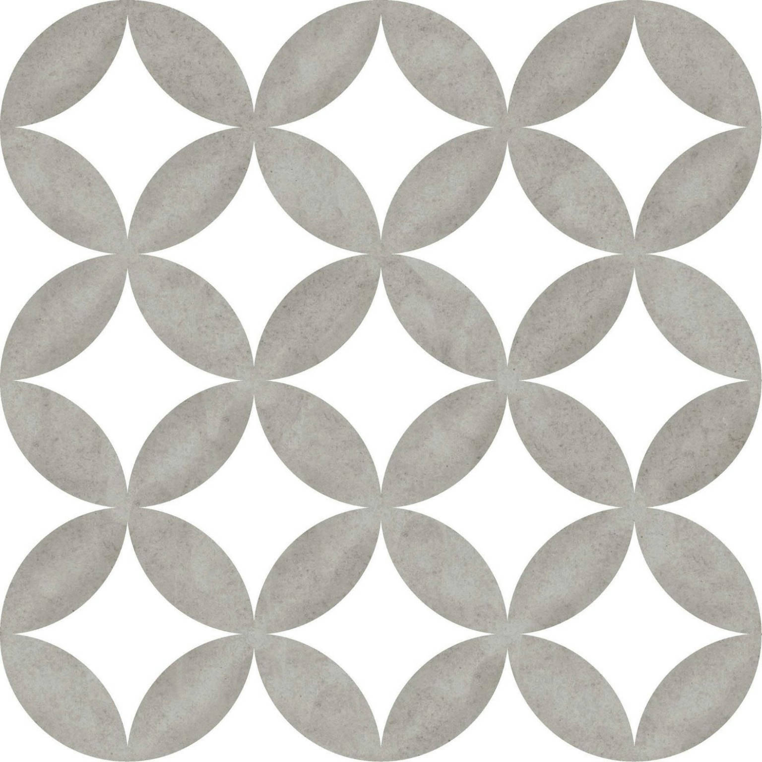 Керамогранит District Circles Silver Grey 20x20