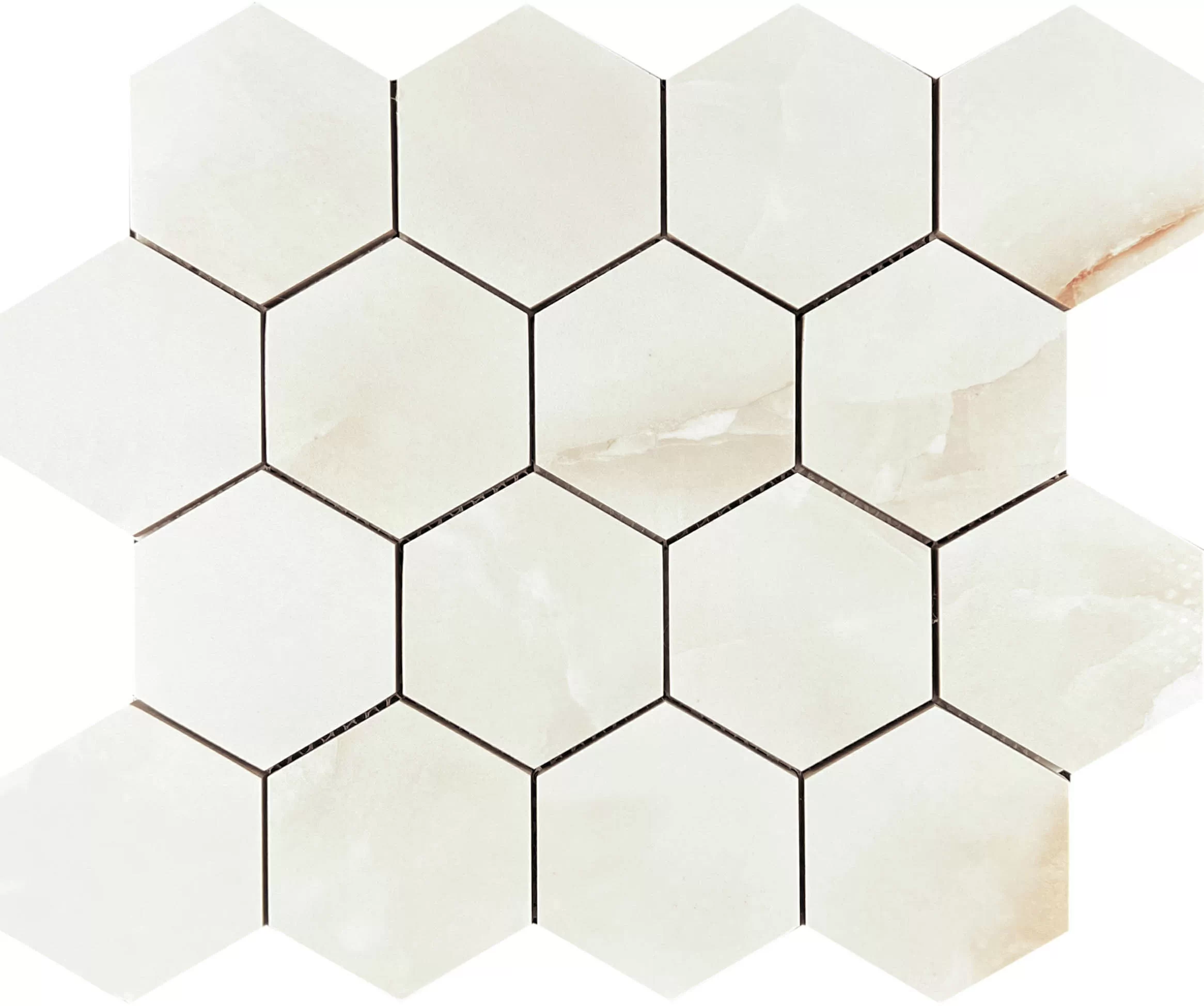 Мозаика Mosaic Antisky Hexagone 28x33