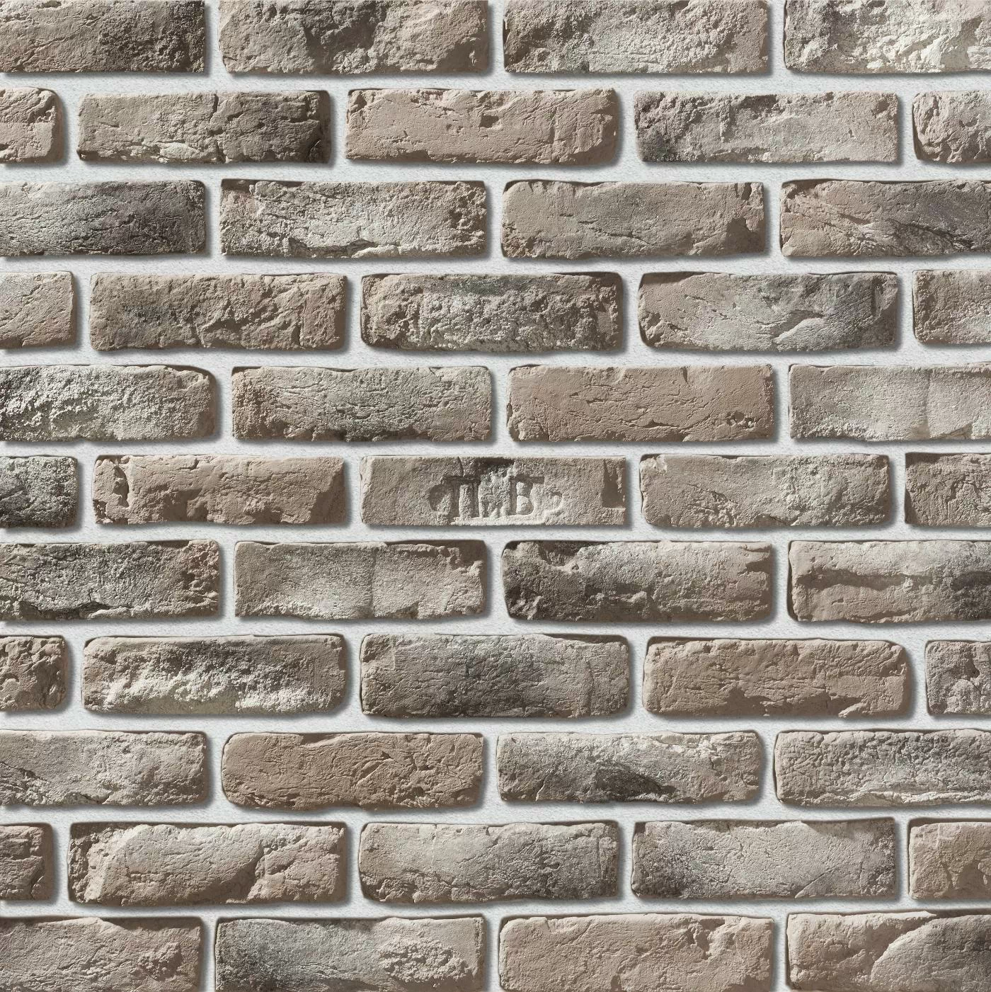 Искусственный камень Декоративный кирпич Плоскость Мадрид 403 25-28x7-8x1,7