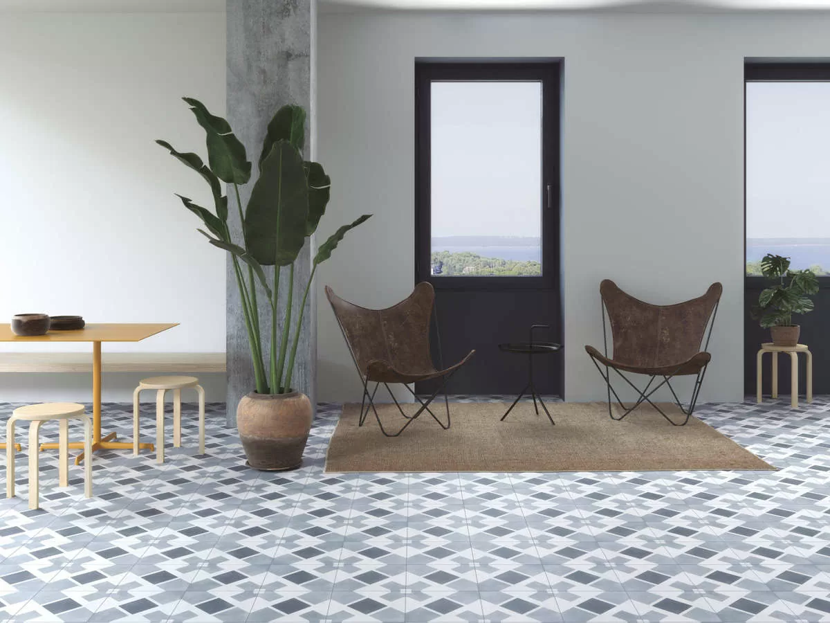 Керамогранит 3386037272 Havana White Garden R10 22.3x22.3