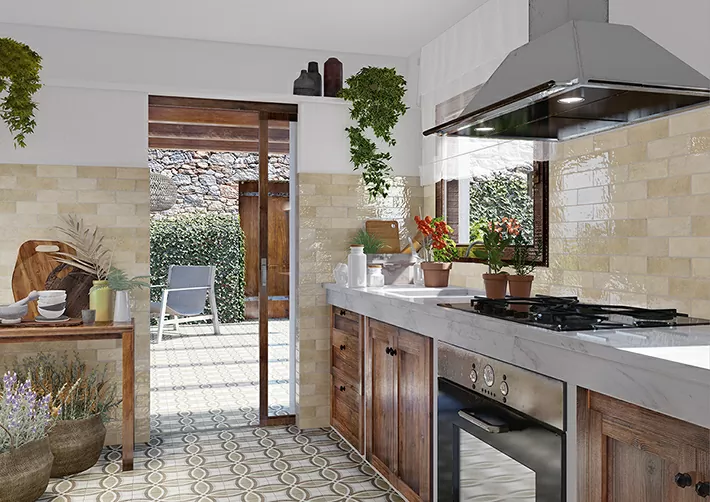 Плитка Positano Zaffiro 6.5x20